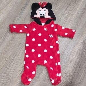 Disney Red Polka Dot Kids One Piece Size 3-6m